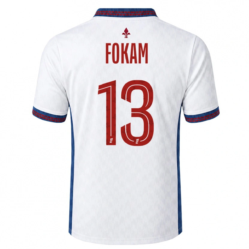 Danxen Homme Maillot Ulrich Fokam #13 Rouge Blanc Bleu Tenues Extérieur 2026/27 T-Shirt