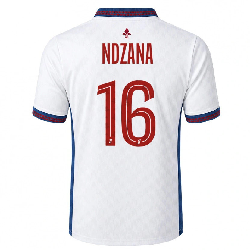 Danxen Homme Maillot Yann Ndzana #16 Rouge Blanc Bleu Tenues Extérieur 2026/27 T-Shirt