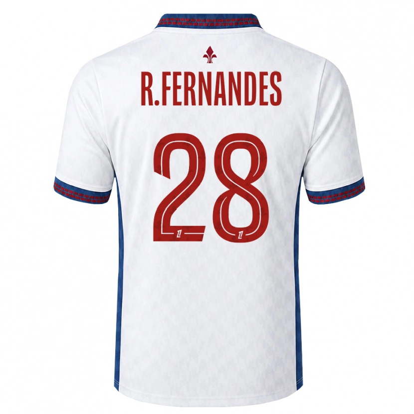 Danxen Homme Maillot Rafael Fernandes #28 Rouge Blanc Bleu Tenues Extérieur 2026/27 T-Shirt