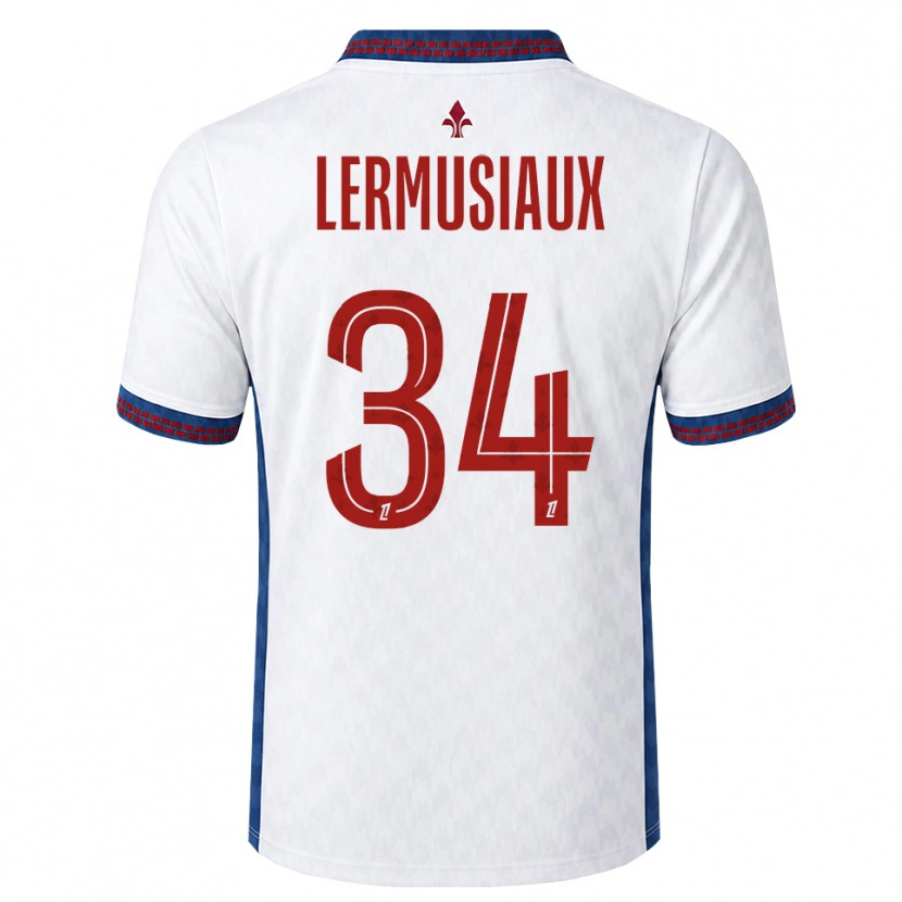 Danxen Homme Maillot Chrystal Lermusiaux #34 Rouge Blanc Bleu Tenues Extérieur 2026/27 T-Shirt