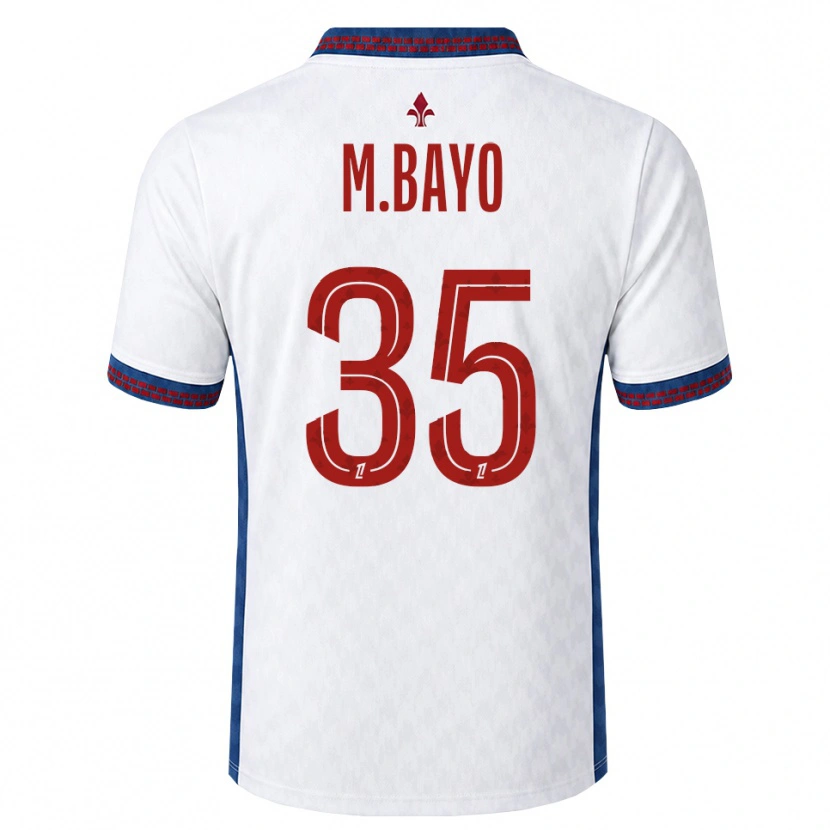 Danxen Homme Maillot Mohamed Bayo #35 Rouge Blanc Bleu Tenues Extérieur 2026/27 T-Shirt