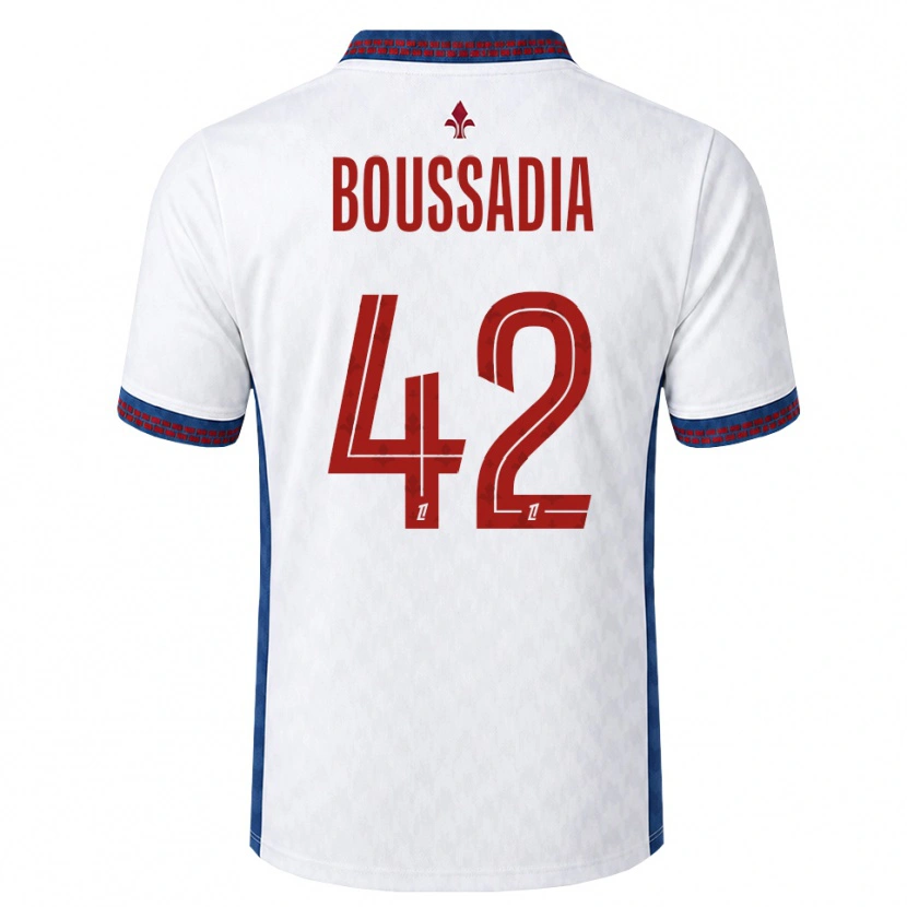 Danxen Homme Maillot Saad Boussadia #42 Rouge Blanc Bleu Tenues Extérieur 2026/27 T-Shirt