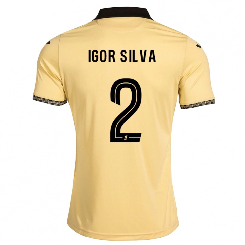 Danxen Homme Maillot Igor Silva #2 Blanc Navajo Noir Tenues Extérieur 2026/27 T-Shirt