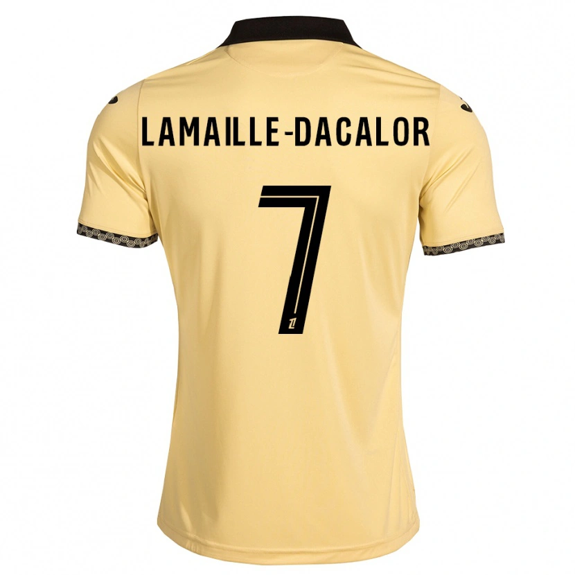 Danxen Homme Maillot Olan Lamaille-Dacalor #7 Blanc Navajo Noir Tenues Extérieur 2026/27 T-Shirt