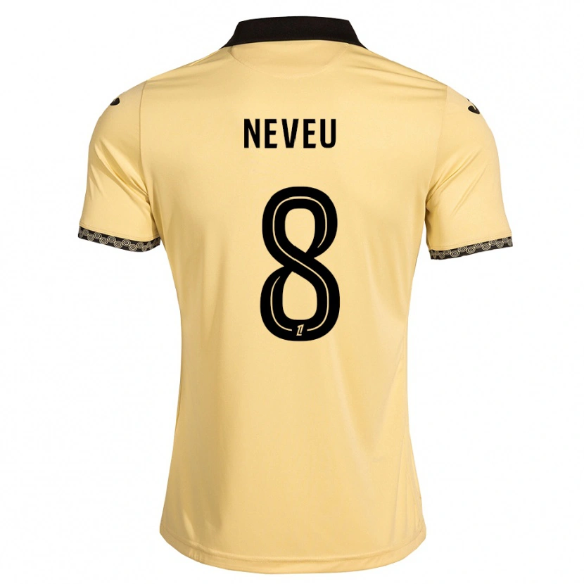 Danxen Homme Maillot Tom Neveu #8 Blanc Navajo Noir Tenues Extérieur 2026/27 T-Shirt
