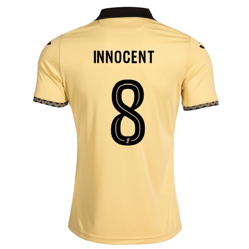 Danxen Homme Maillot Bonke Innocent #8 Blanc Navajo Noir Tenues Extérieur 2026/27 T-Shirt