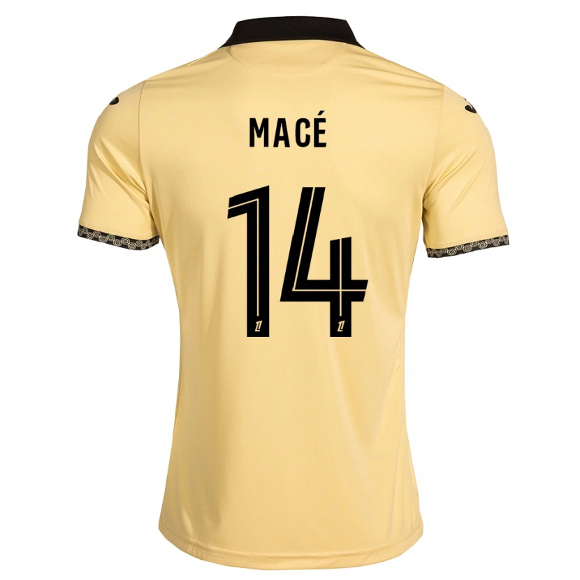 Danxen Homme Maillot Marine Macé #14 Blanc Navajo Noir Tenues Extérieur 2026/27 T-Shirt