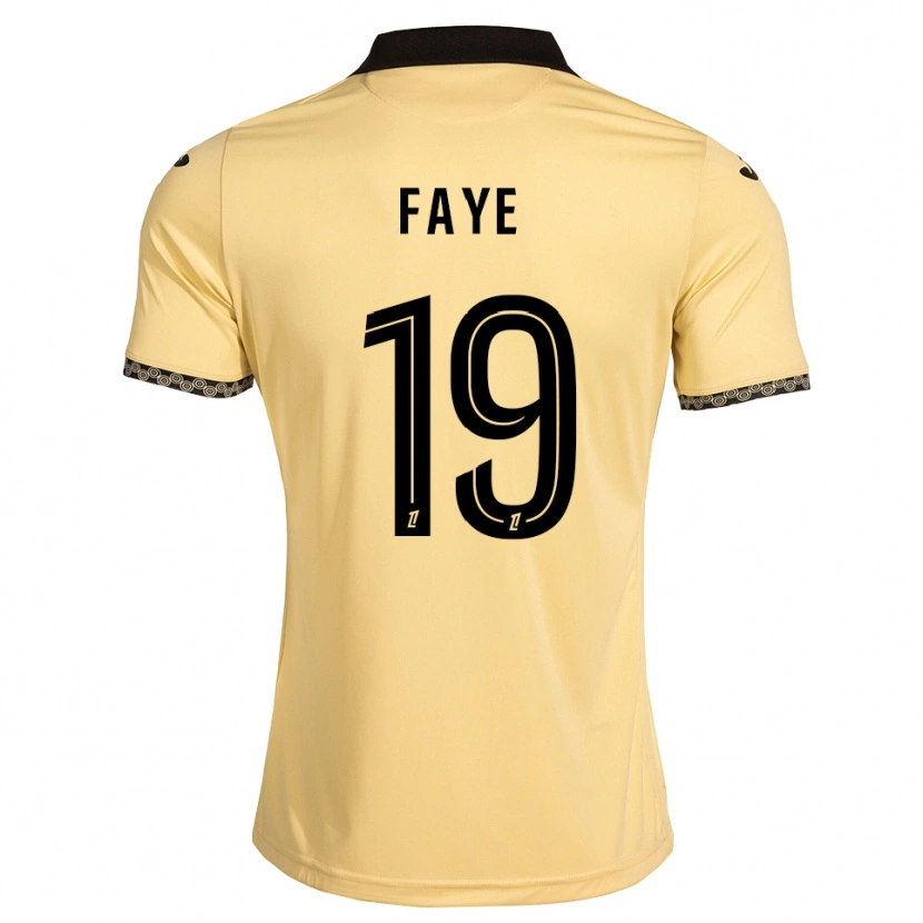 Danxen Homme Maillot Souleymane Faye #19 Blanc Navajo Noir Tenues Extérieur 2026/27 T-Shirt