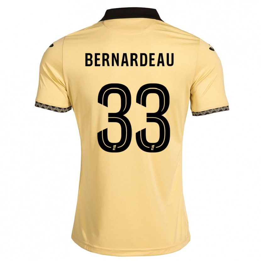Danxen Homme Maillot Gabin Bernardeau #33 Blanc Navajo Noir Tenues Extérieur 2026/27 T-Shirt