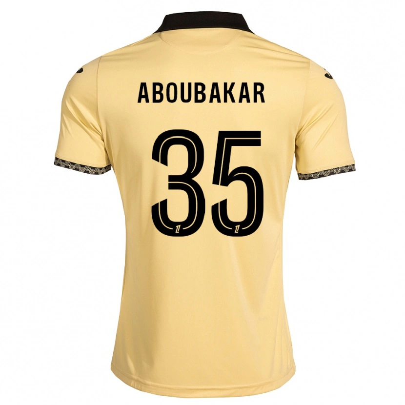 Danxen Homme Maillot Siddick Aboubakar #35 Blanc Navajo Noir Tenues Extérieur 2026/27 T-Shirt