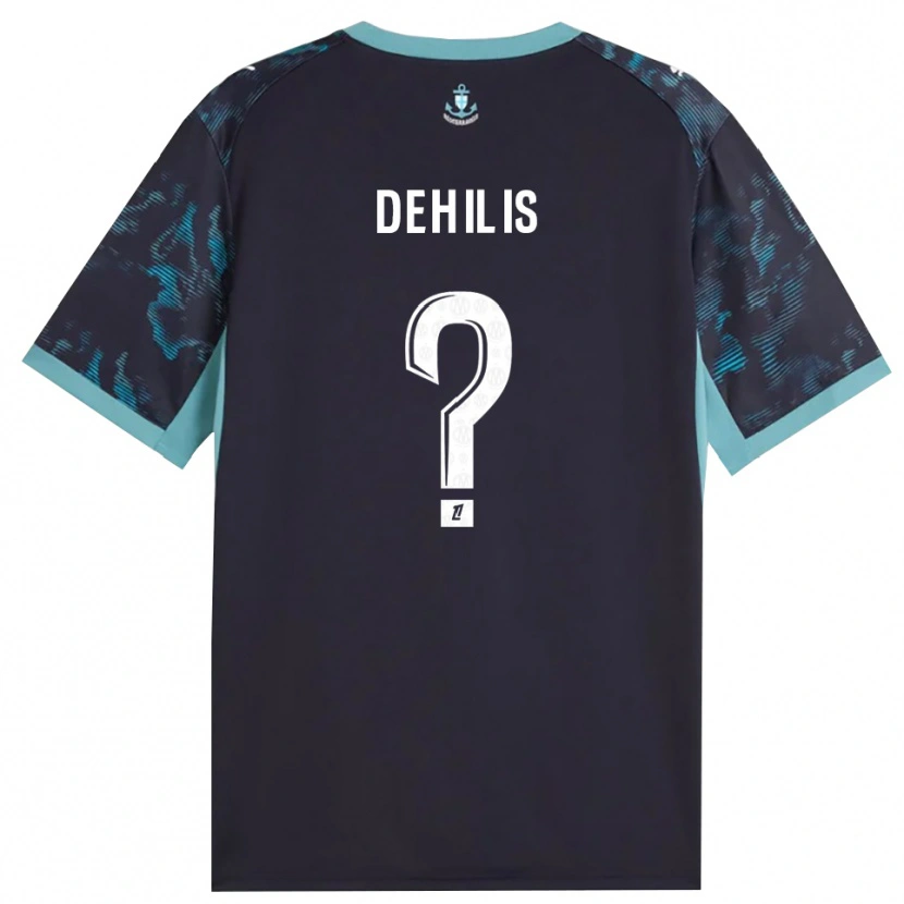 Danxen Homme Maillot Rayan Dehilis #0 Turquoise Pâle Blanc Noir Tenues Extérieur 2026/27 T-Shirt