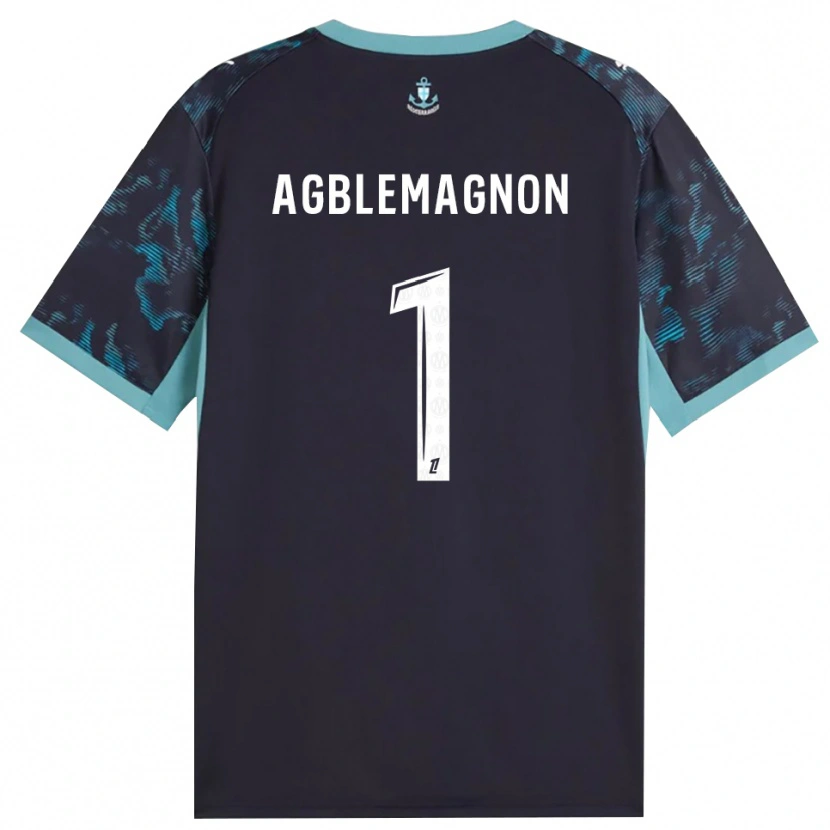 Danxen Homme Maillot Jordan Agblemagnon #1 Turquoise Pâle Blanc Noir Tenues Extérieur 2026/27 T-Shirt