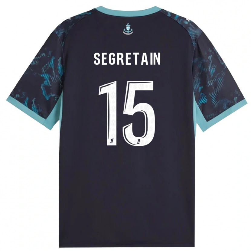 Danxen Homme Maillot Julie Ségrétain #15 Turquoise Pâle Blanc Noir Tenues Extérieur 2026/27 T-Shirt