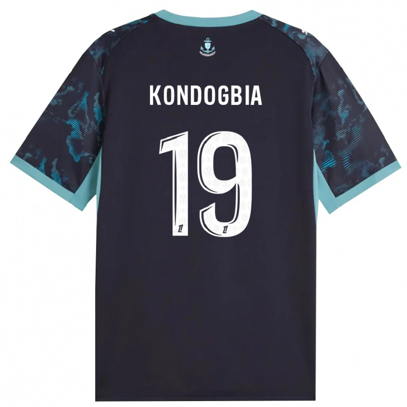 Danxen Homme Maillot Geoffrey Kondogbia #19 Turquoise Pâle Blanc Noir Tenues Extérieur 2026/27 T-Shirt