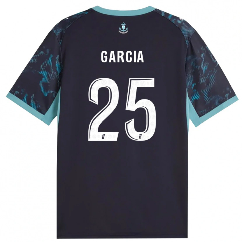 Danxen Homme Maillot Ulisses Garcia #25 Turquoise Pâle Blanc Noir Tenues Extérieur 2026/27 T-Shirt
