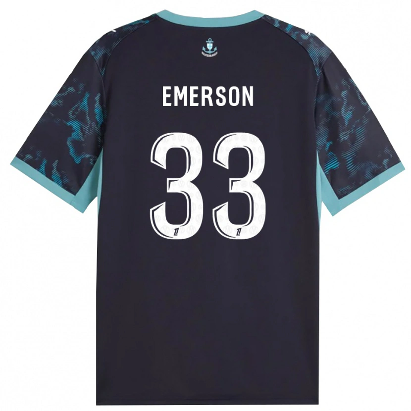 Danxen Homme Maillot Emerson Palmieri Dos Santos #33 Turquoise Pâle Blanc Noir Tenues Extérieur 2026/27 T-Shirt