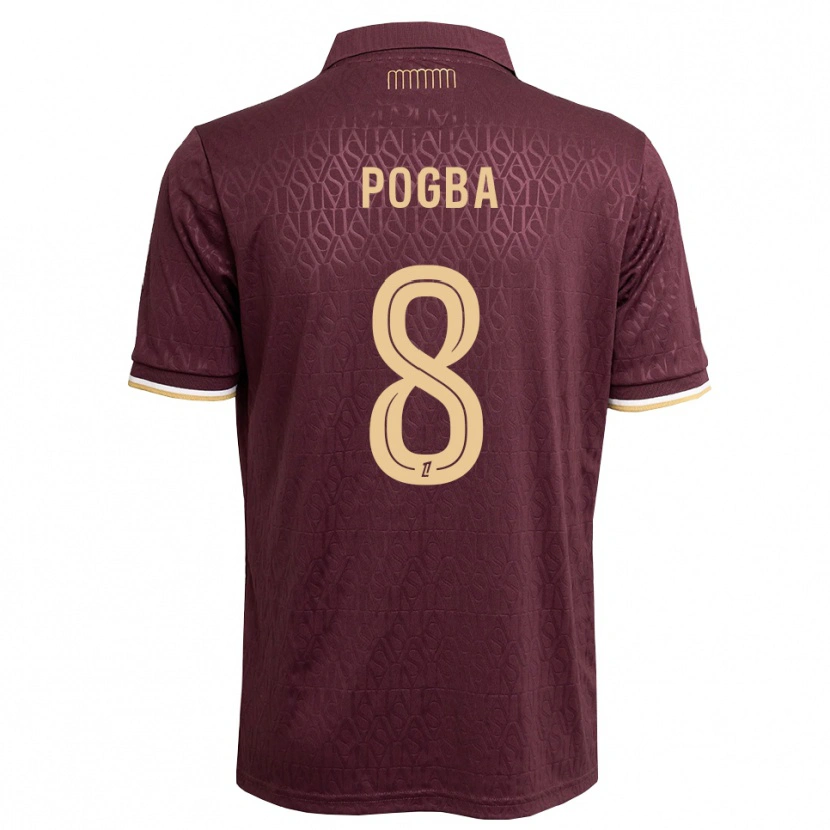 Danxen Homme Maillot Paul Pogba #8 Marron Brun De Sable Tenues Extérieur 2026/27 T-Shirt