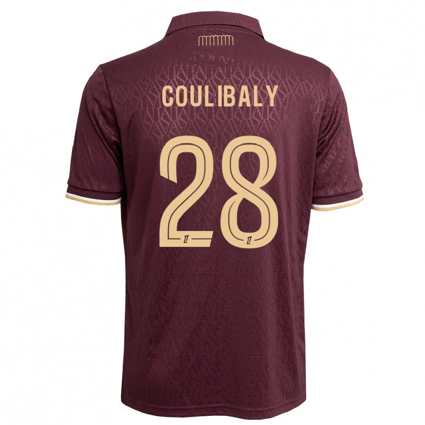Danxen Homme Maillot Mamadou Coulibaly #28 Marron Brun De Sable Tenues Extérieur 2026/27 T-Shirt