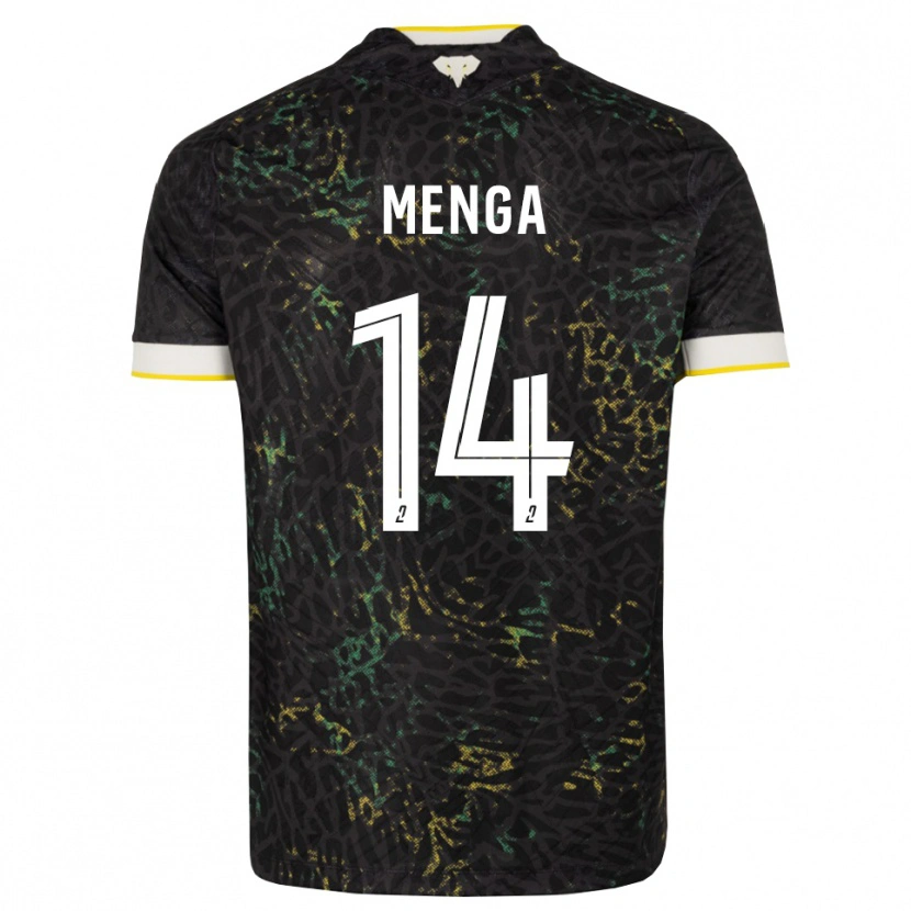 Danxen Homme Maillot Marlone Menga #14 Noir Blanc Jaune Tenues Extérieur 2026/27 T-Shirt