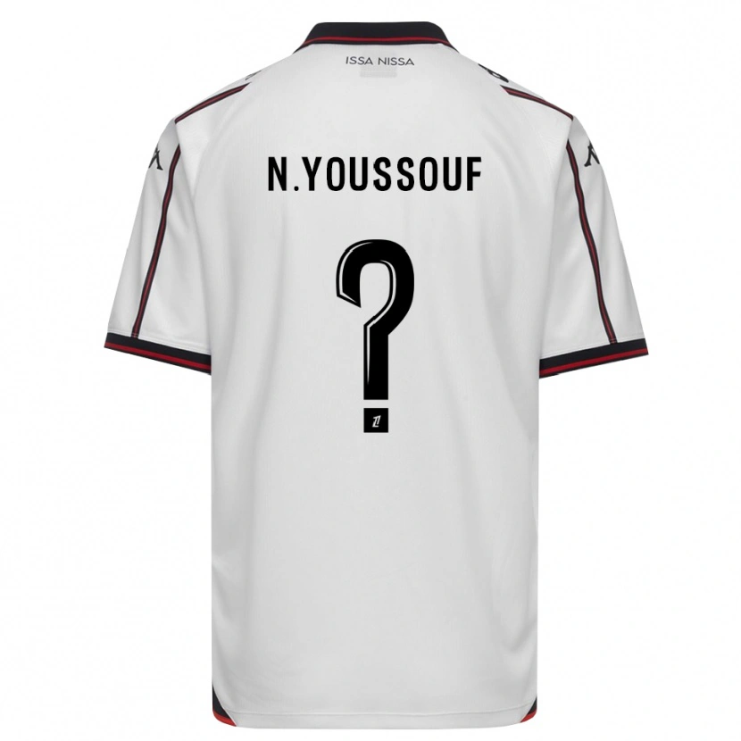 Danxen Homme Maillot Naké Youssouf #0 Noir Blanc Tenues Extérieur 2026/27 T-Shirt