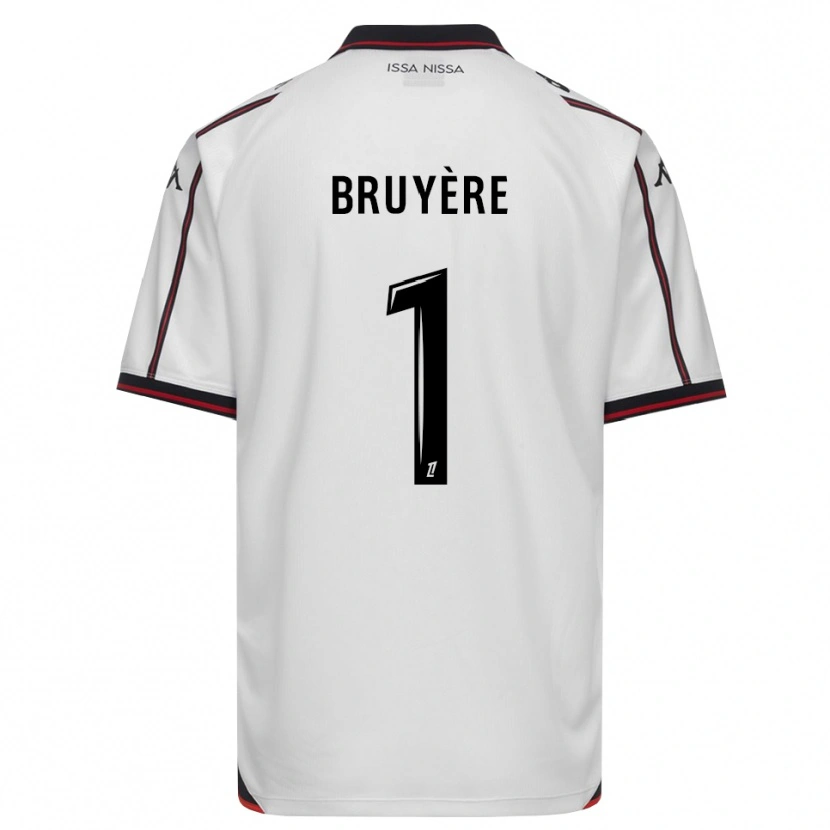 Danxen Homme Maillot Théo Bruyère #1 Noir Blanc Tenues Extérieur 2026/27 T-Shirt