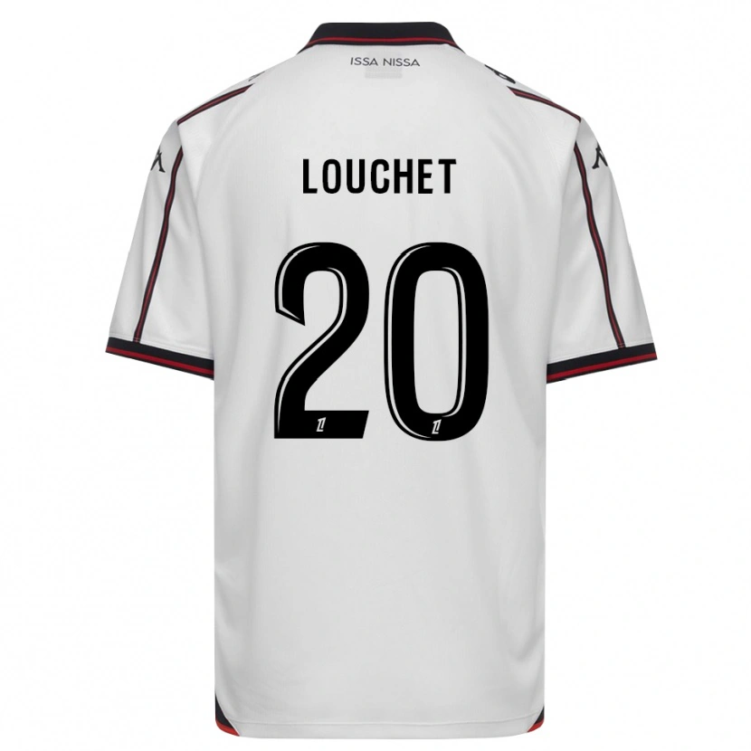 Danxen Homme Maillot Tom Louchet #20 Noir Blanc Tenues Extérieur 2026/27 T-Shirt