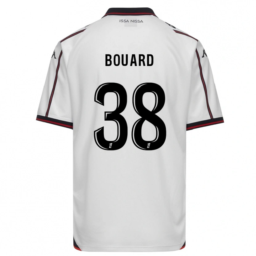 Danxen Homme Maillot Enguerrand Bouard #38 Noir Blanc Tenues Extérieur 2026/27 T-Shirt