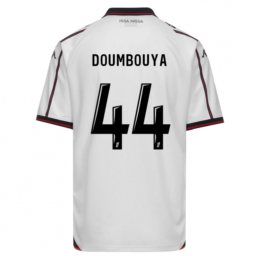 Danxen Homme Maillot Amidou Doumbouya #44 Noir Blanc Tenues Extérieur 2026/27 T-Shirt