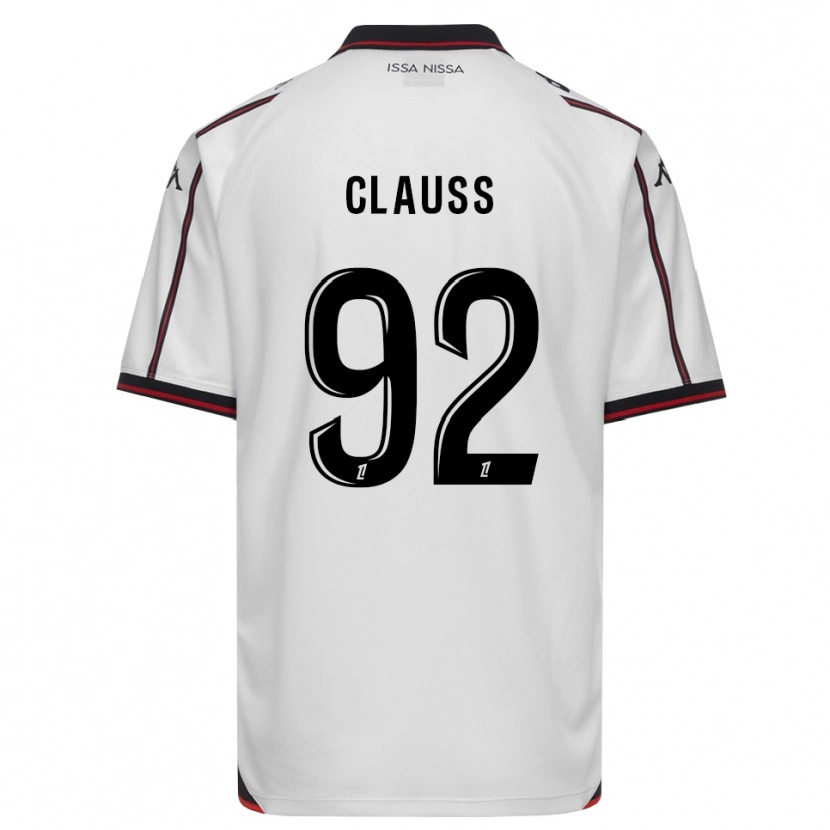 Danxen Homme Maillot Jonathan Clauss #92 Noir Blanc Tenues Extérieur 2026/27 T-Shirt