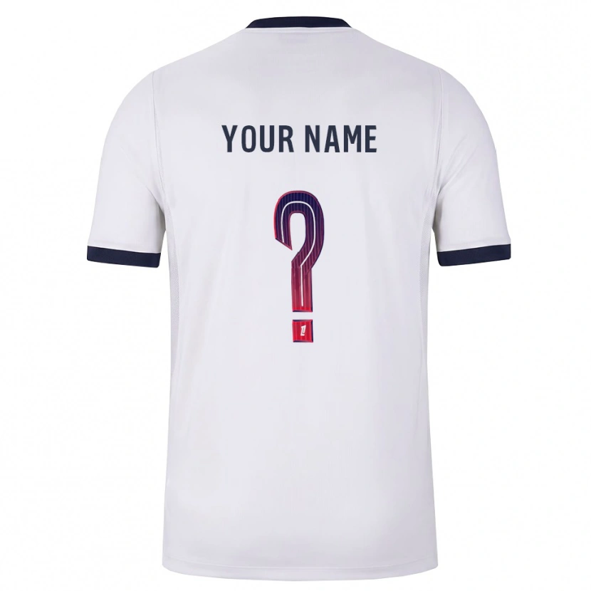Danxen Homme Maillot Votre Nom #0 Blanc Noir Rouge Tenues Extérieur 2026/27 T-Shirt