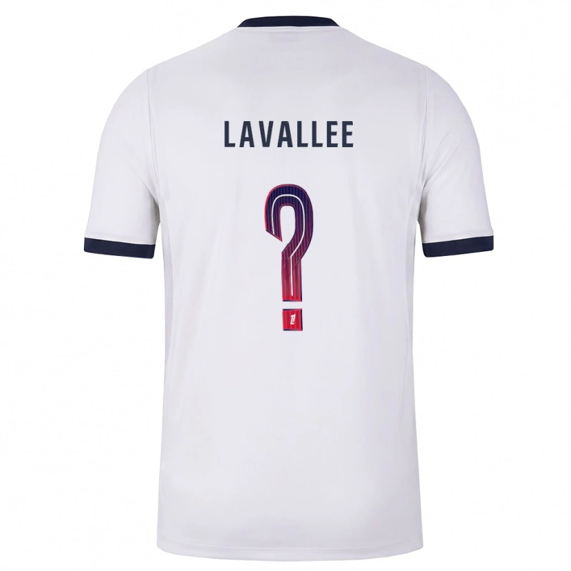Danxen Homme Maillot Lucas Lavallee #0 Blanc Noir Rouge Tenues Extérieur 2026/27 T-Shirt