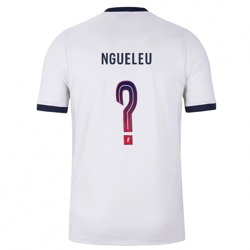 Danxen Homme Maillot Soufiya Ngueleu #0 Blanc Noir Rouge Tenues Extérieur 2026/27 T-Shirt