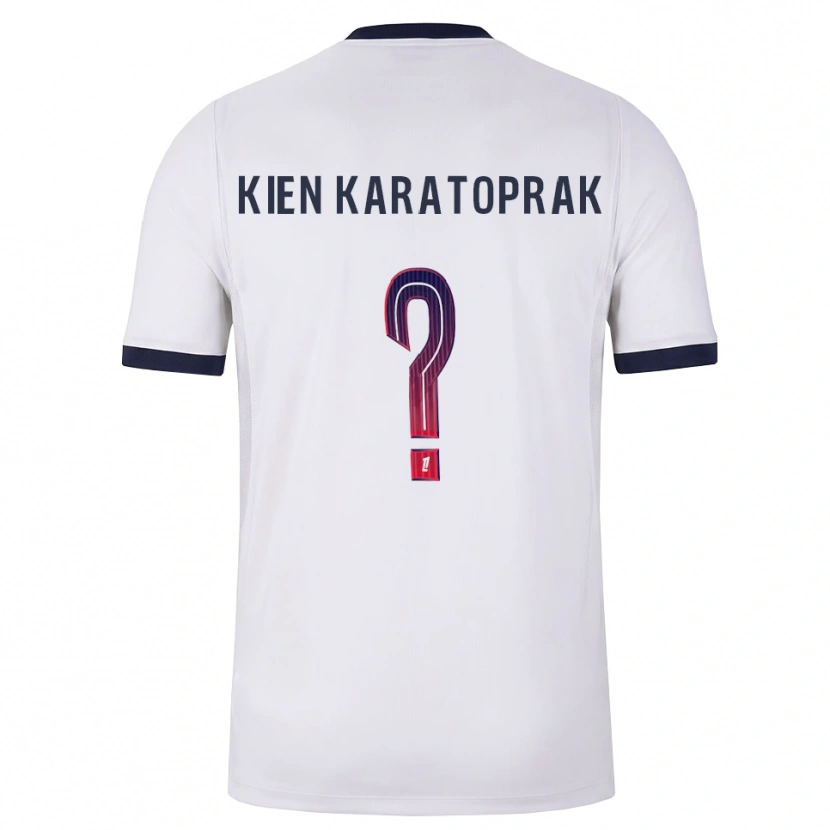 Danxen Homme Maillot Kenan Kien Karatoprak #0 Blanc Noir Rouge Tenues Extérieur 2026/27 T-Shirt
