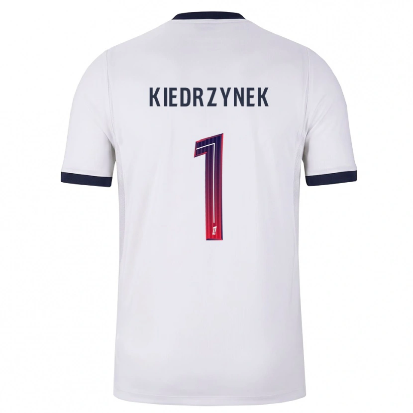 Danxen Homme Maillot Katarzyna Kiedrzynek #1 Blanc Noir Rouge Tenues Extérieur 2026/27 T-Shirt