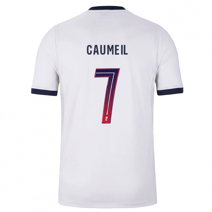 Danxen Homme Maillot Paul Caumeil #7 Blanc Noir Rouge Tenues Extérieur 2026/27 T-Shirt