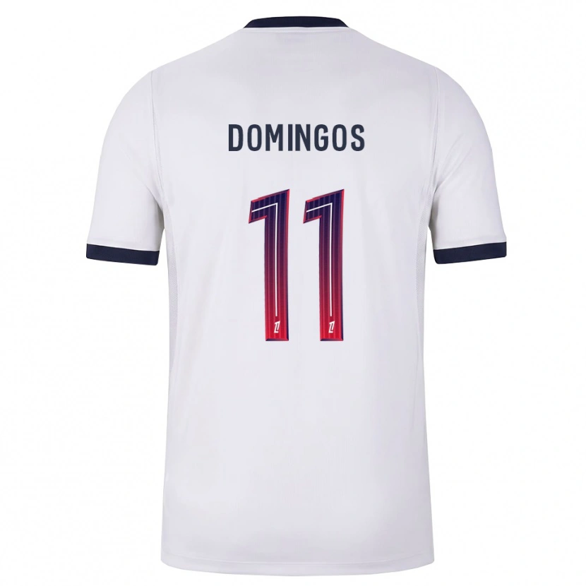 Danxen Homme Maillot Fabio Domingos #11 Blanc Noir Rouge Tenues Extérieur 2026/27 T-Shirt