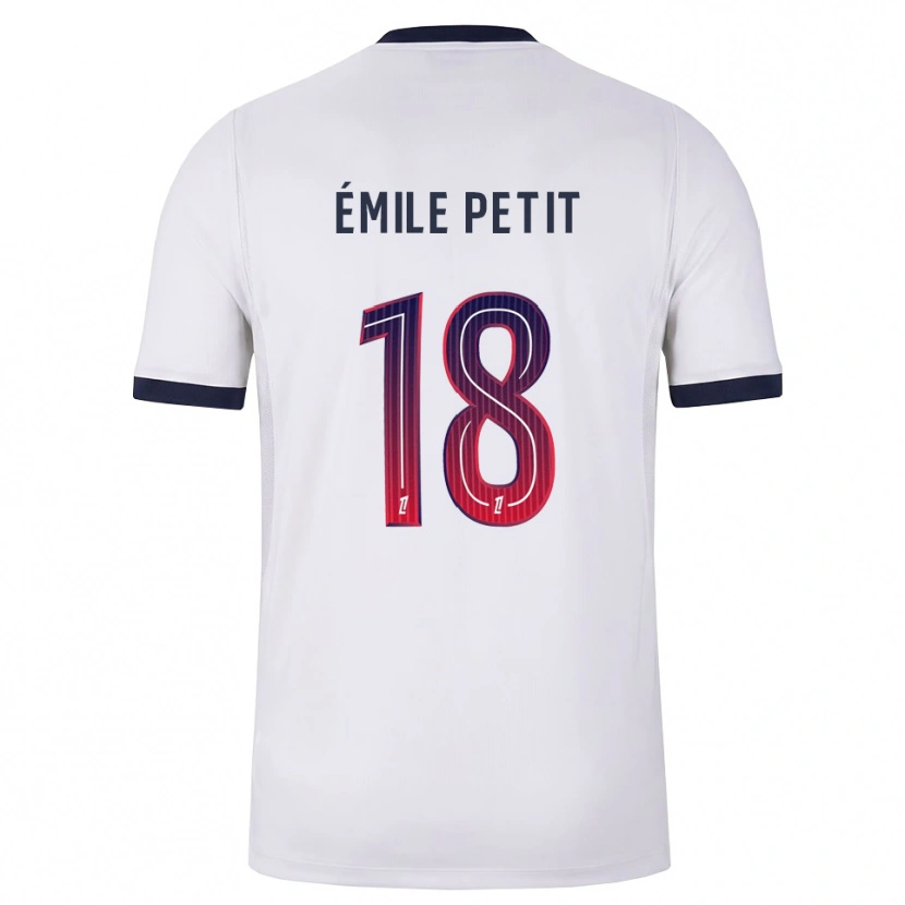 Danxen Homme Maillot Noé Émile Petit #18 Blanc Noir Rouge Tenues Extérieur 2026/27 T-Shirt