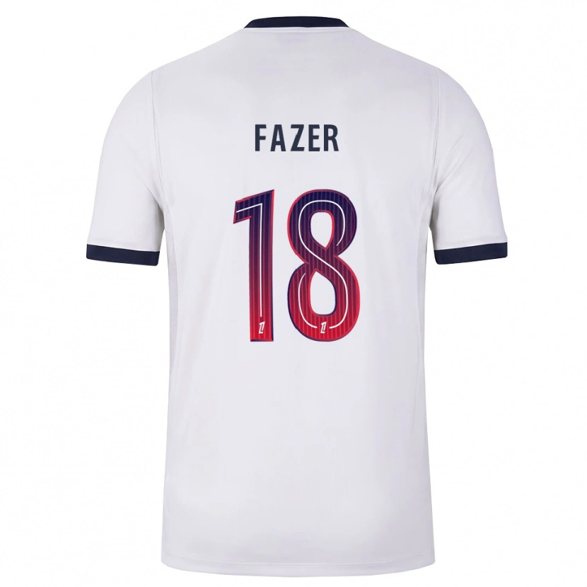 Danxen Homme Maillot Laurina Fazer #18 Blanc Noir Rouge Tenues Extérieur 2026/27 T-Shirt