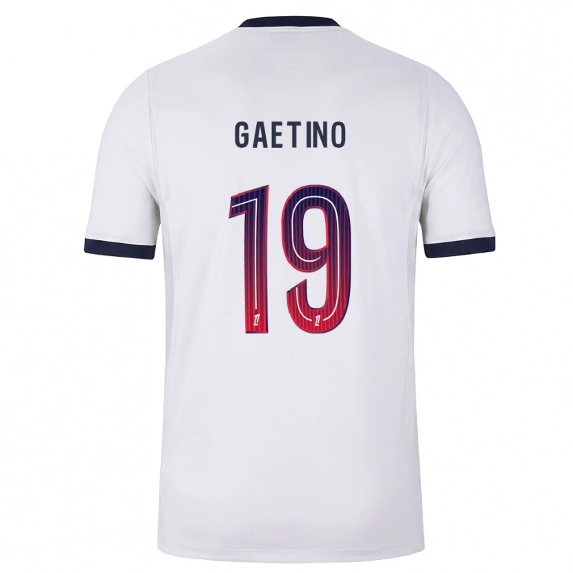 Danxen Homme Maillot Eva Gaetino #19 Blanc Noir Rouge Tenues Extérieur 2026/27 T-Shirt