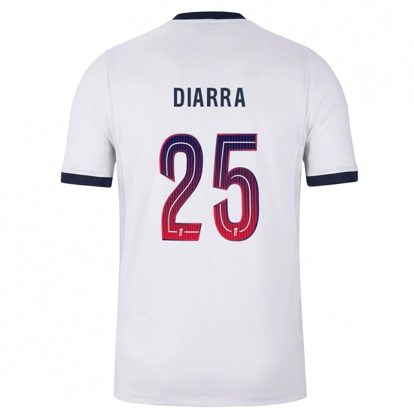 Danxen Homme Maillot Agueissa Diarra #25 Blanc Noir Rouge Tenues Extérieur 2026/27 T-Shirt