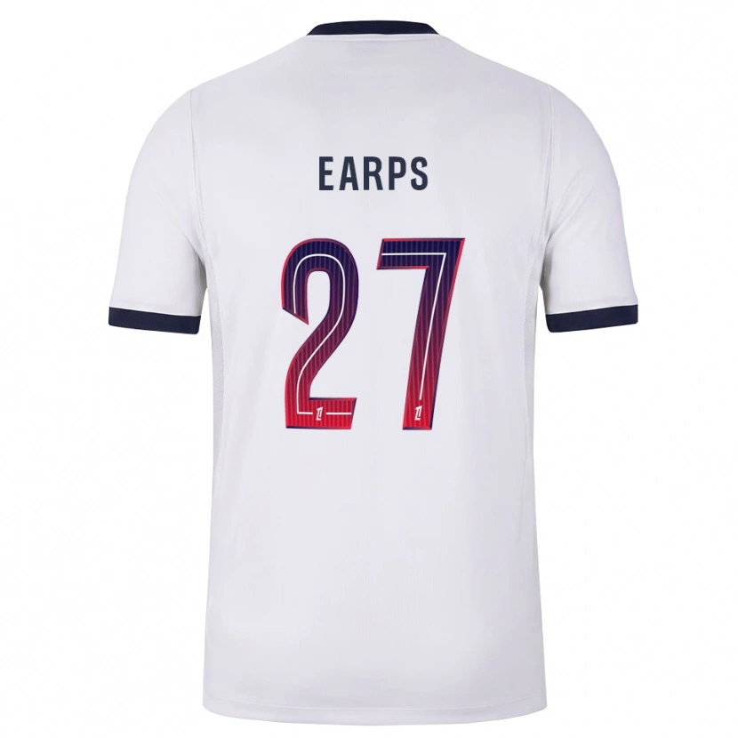 Danxen Homme Maillot Mary Earps #27 Blanc Noir Rouge Tenues Extérieur 2026/27 T-Shirt