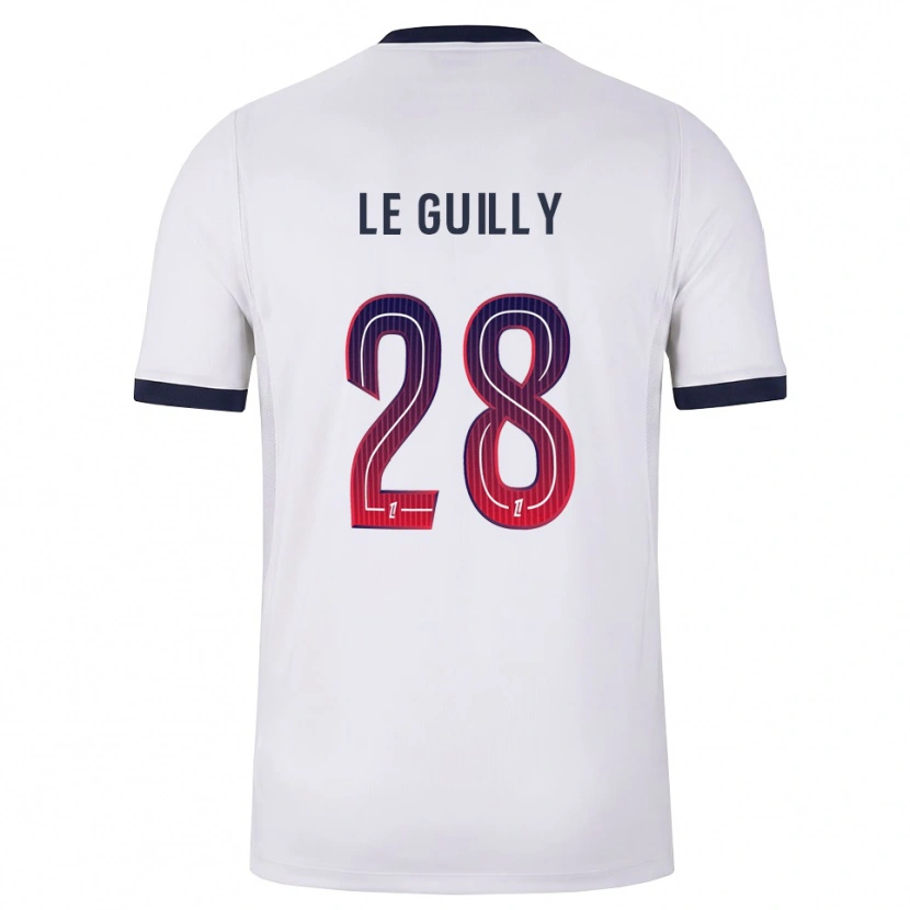 Danxen Homme Maillot Jade Le Guilly #28 Blanc Noir Rouge Tenues Extérieur 2026/27 T-Shirt