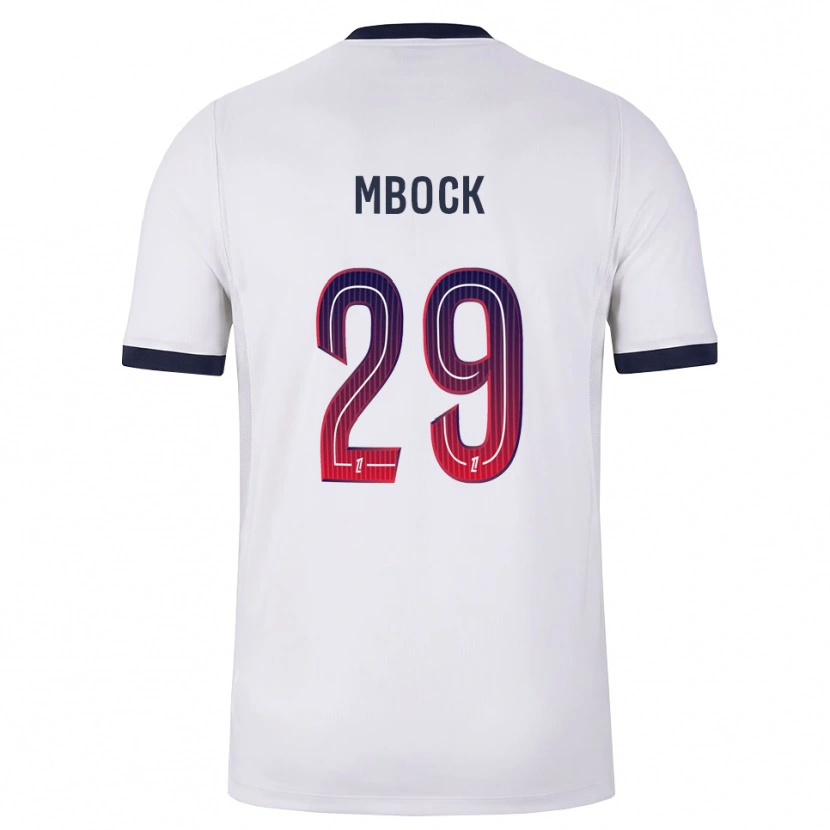 Danxen Homme Maillot Griedge Mbock Bathy #29 Blanc Noir Rouge Tenues Extérieur 2026/27 T-Shirt
