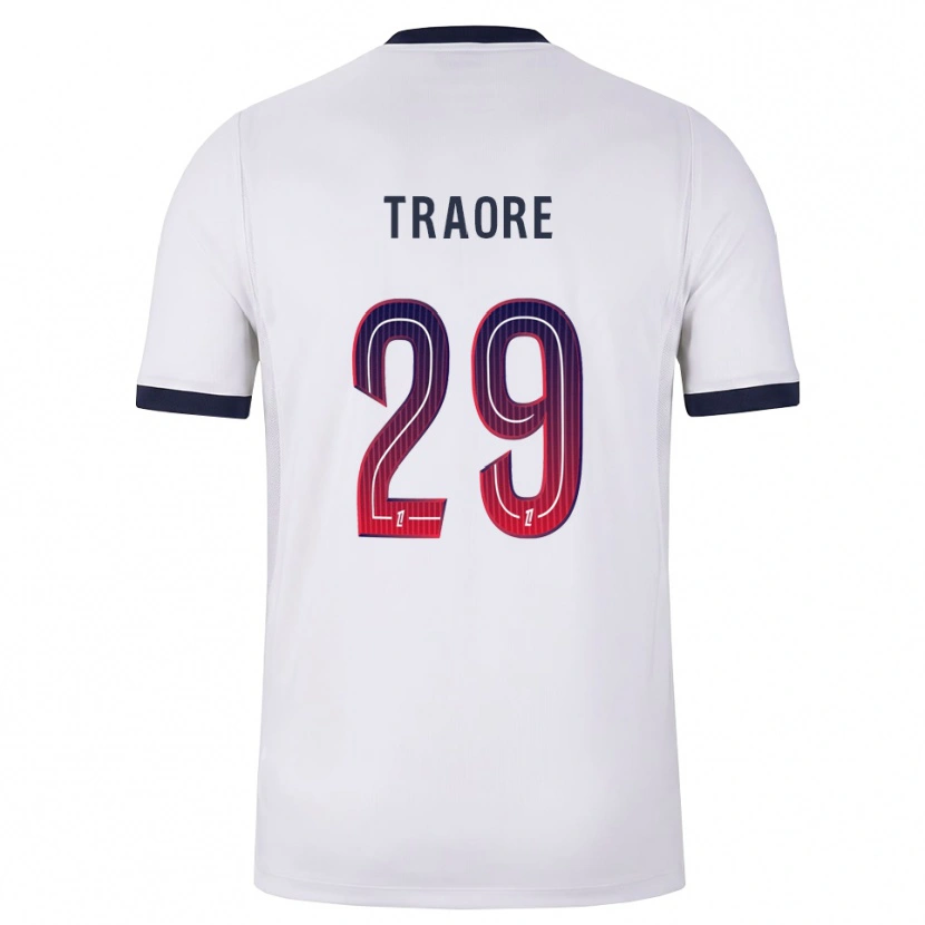 Danxen Homme Maillot Manssita Traoré #29 Blanc Noir Rouge Tenues Extérieur 2026/27 T-Shirt