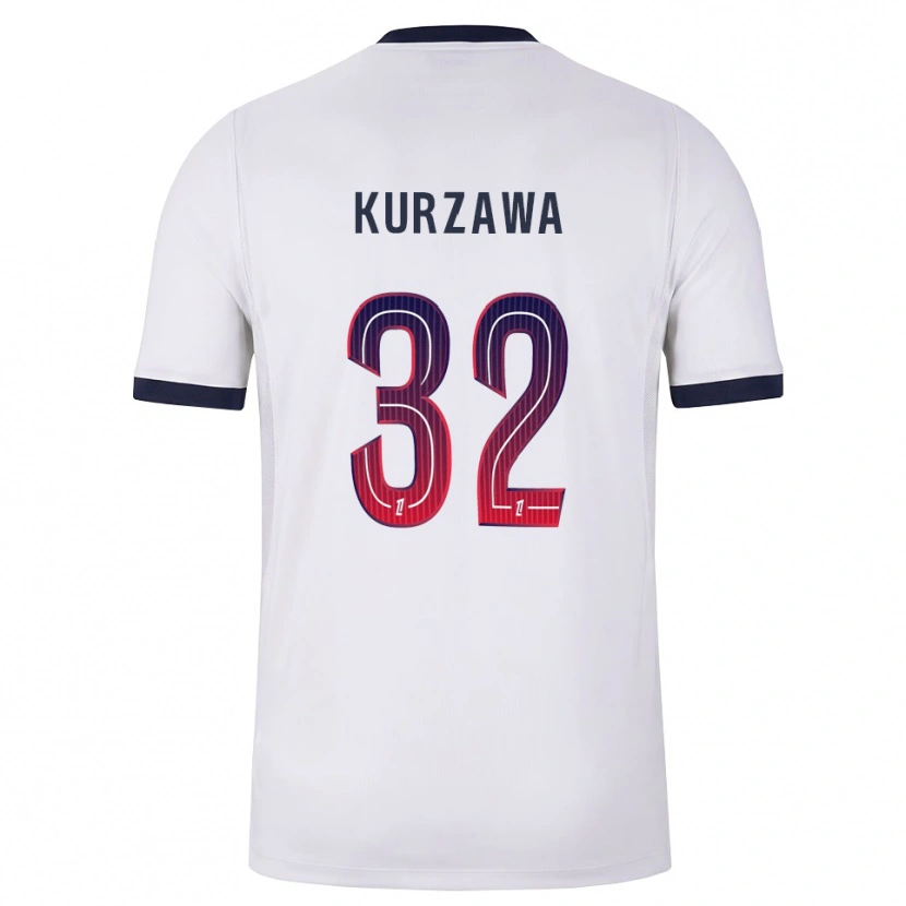 Danxen Homme Maillot Layvin Kurzawa #32 Blanc Noir Rouge Tenues Extérieur 2026/27 T-Shirt