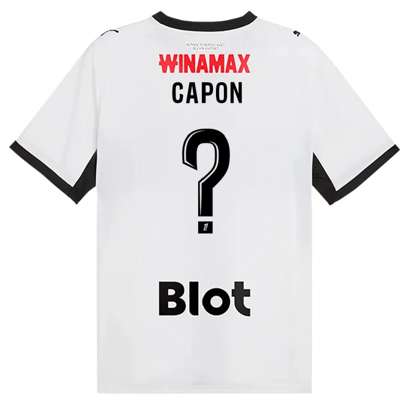 Danxen Homme Maillot José Capon #0 Noir Blanc Rouge Tenues Extérieur 2026/27 T-Shirt