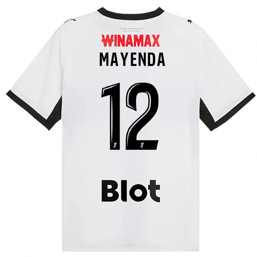 Danxen Homme Maillot Eliezer Mayenda #12 Noir Blanc Rouge Tenues Extérieur 2026/27 T-Shirt