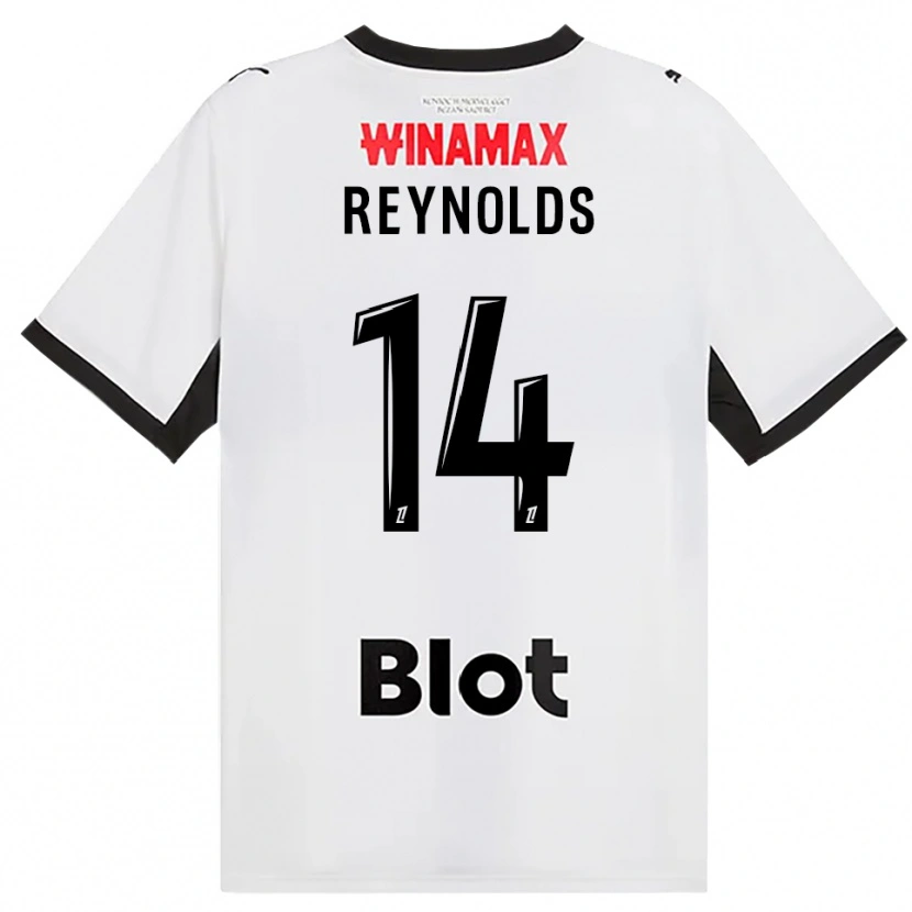 Danxen Homme Maillot Bryan Reynolds #14 Noir Blanc Rouge Tenues Extérieur 2026/27 T-Shirt