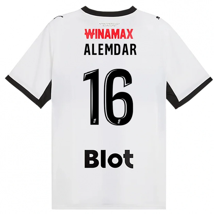 Danxen Homme Maillot Doğan Alemdar #16 Noir Blanc Rouge Tenues Extérieur 2026/27 T-Shirt