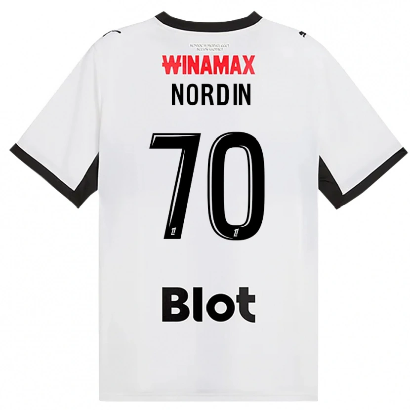 Danxen Homme Maillot Arnaud Nordin #70 Noir Blanc Rouge Tenues Extérieur 2026/27 T-Shirt